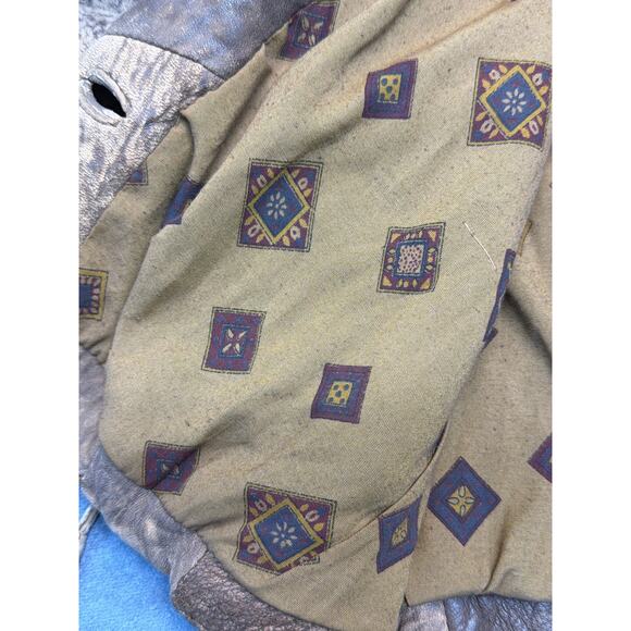 Vintage 1980’s Echtes Leder German Distressed Leather Jacket Size EU 40/US 8-10 - Picture 10 of 13